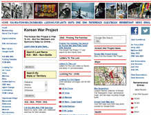 Tablet Screenshot of koreanwar.org